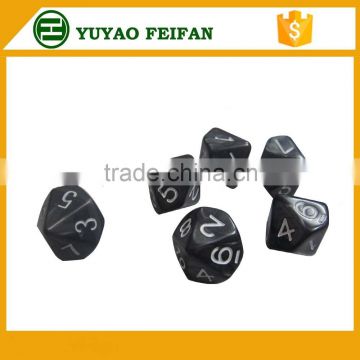 opacity acrylic game dice print customized dice