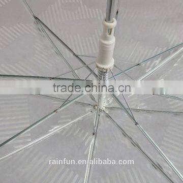 Promotional POE Safe Umbrella Wholesale Waterproof Transparent Automatic photo-2