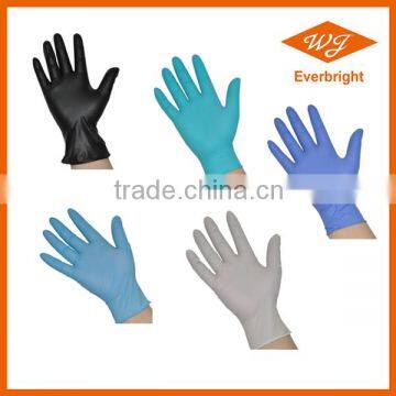 disposable safety green chemical resistance nitrile gloves supplier