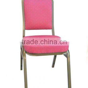 Comfortable stainless steel hotel banquet chair