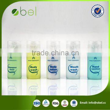 Hotel Amenities Including Hotel Shampoo, Shower Gel and Body Lotion