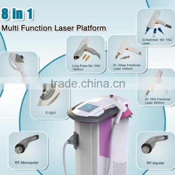 Apolomed beauty multifuction platform e-light ipl rf nd yag laser