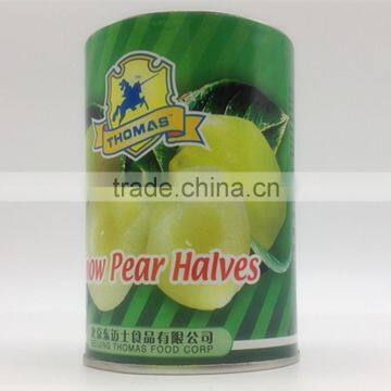 Canned snow pear halves in light syrup