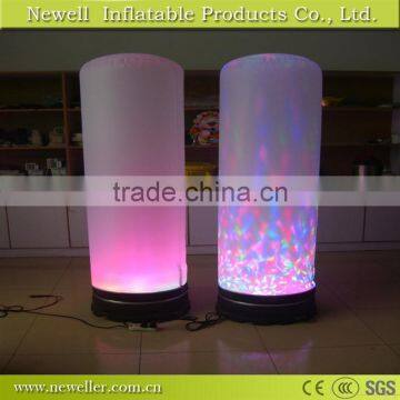 Lwo Price Inflatable Purple Cone Pillar With CE photo-5