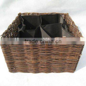 Garden willow planter for flower and plants