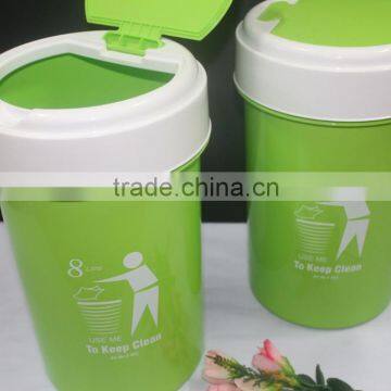 Colourful Open Top 8 Liter Plastic Dustbin. Suitable to be Used as Office Dustbin, Toilet Dustbin, Sanitary Dustbin photo-4