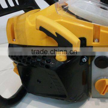 New design yellow color 58cc diesel chainsaw garden tool 5800 chainsaw