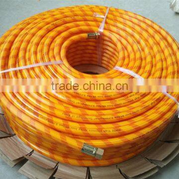 PVC high pressure braided power water spray hose high pressure hose pipe