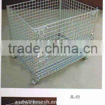 wire container storage cage wire mesh container