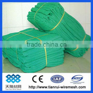 100% virgin HDPE green horizontal construction safety net