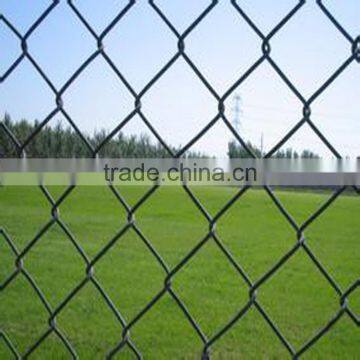 Factory Supply PVC Coated Woven Iron Diamond Wire Mesh Chain Link Fence Mesh