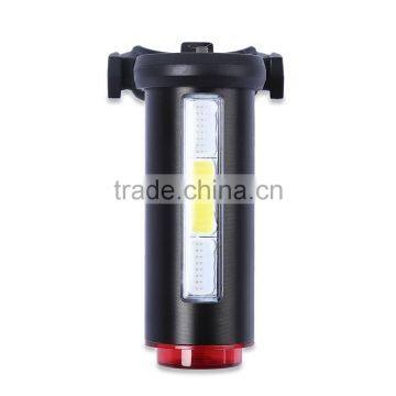 Cycling Aviation Aluminum 360 Degree Night Bike Rechargeable Light for Mountain Road Bicycle 22.2-31.6mm Mount Diameter photo-2