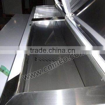 Stainless Steel Commercial Refrigeration Equipment/Refrigerator Display Topping/Small Refrigerated Display Case photo-5