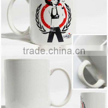 Good Quality 6oz White Ceramic Coffee Mug photo-4