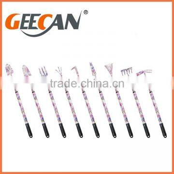 9pcs with garden floral garden tool set with shovel,rake