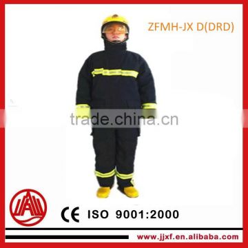 Fireman fire resistant clothing