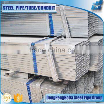 100*300*4.5mm HOT dipped galvanized square steel pipe GI square steel tube