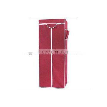 Small Size Fashion Cloth Wardrobe, Cream-colored Wardrobe Closet photo-3