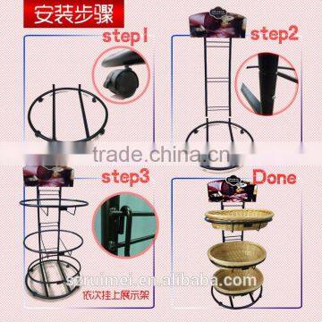 Multilayer Metal Bread Display Rack photo-3