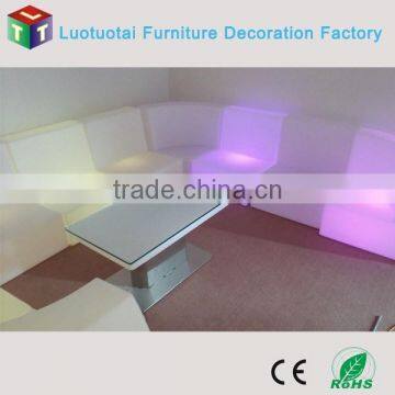 Hot Sale Single Corner and Straight LED Color Light Up Sofa photo-6
