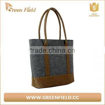 2017 Trending Hot Products Women Felt Shopping Tote Bags Leisure Shoulder Hand Bag photo-2
