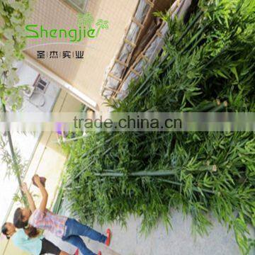 SJLJ013723 High Quality Artificial Bamboo Stick Plastic Evergreen Bamboo Plant photo-5