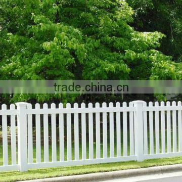 New design UV proof high strength vinyl/pvc/upvc garden fence plastic