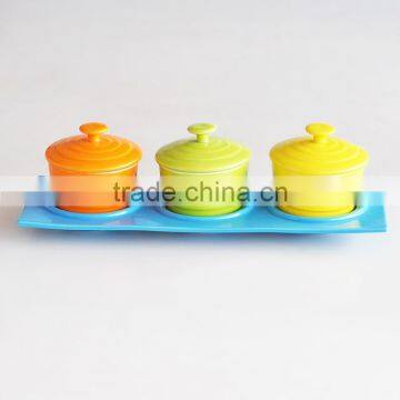 Ceramic Condiment Dispenser, Ceramic Condiment Server, Ceramic Condiment Set photo-5
