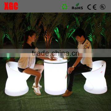 RGB led bulb lighting waterproof furniture aluninum bar table