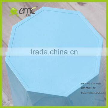 New Design Plastic Trash Bin, Plastic PP Decorative Round Trash Bin Waste Bin for Household photo-6