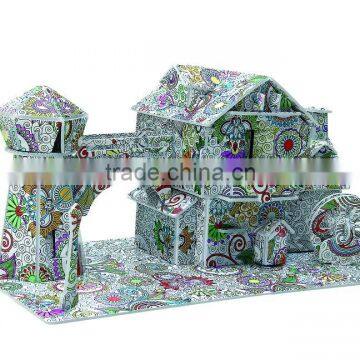 Newly-developed 3D Painting Paper Puzzle for Kids LT8882B photo-2