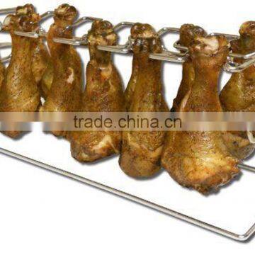 BBQ Chicken Leg & Wing Grill Tool Rack photo-3