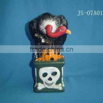 Halloween Skull Candle Holder/ Halloween Items