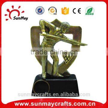 OEM hot sale high quality polyresin billiard trophies for sale