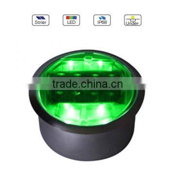 Waterproof IP68 Stainless Steel Jacket Solar Powered(Charging) Outdoor Ground LED Brick Light MS-6040 photo-2