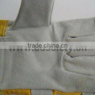 DDSAFETY High Quality Durability Cow Split Leather Woring Gloves photo-3