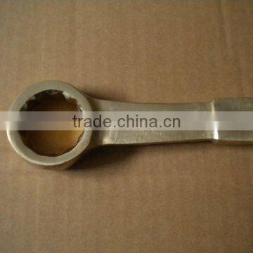 14mm Ring Slogging Spanner Hammer Striking Box End Wrench Al-Br Alloy Spanner photo-3