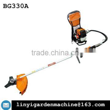 good quality and backpack type gasoline garden grass cutter BG330A