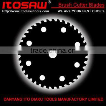 ITO-B-22 Mower Blade for Brush Cutter Blade SK-5 Material With Tooth Size From 230mm to 600mm, Thickness From 1.0mm to 3.0mm