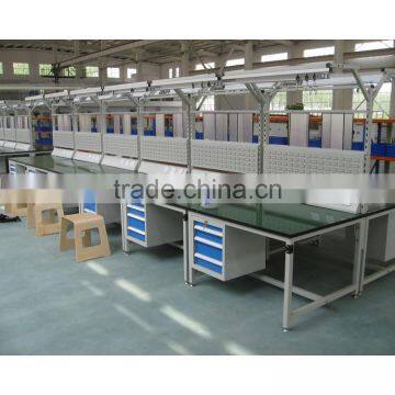 High quality electronic workbench with drawers and lights