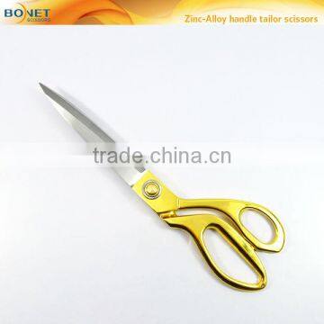 S13003G CE Certificated 10-1/2" professional tailoring stainless steel golden scissors