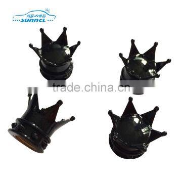 Aluminium Alloy Tire Valve Caps With Lock , Plastic Tire Vale Cap , 4PCS / SET photo-4