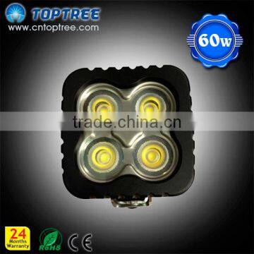 60w led work lamp led 12v car spotlights vehicle spotlights