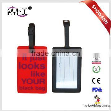 Wholesale PVC Suitcase Baggage Tags Travel Suitcase Baggage Holder