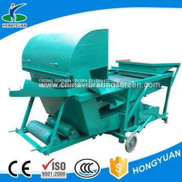 Separate grain husk seed cleaning screens machine