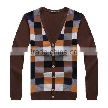 Fashion winter/fall warn men v neck cardigan/sweater