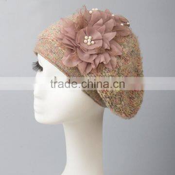 Custom Design High Quality Knitting Ivy Cap Fashion Ladies Ivy Cap With Your Own Logo photo-3