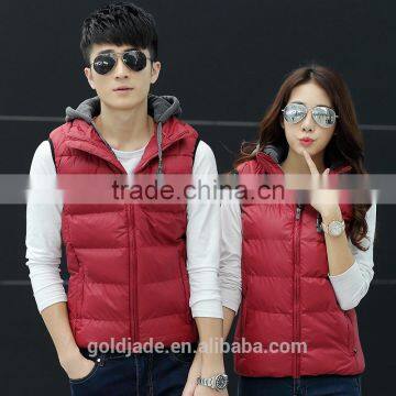 Hot Winter New Down Cotton Vest Casual Slim Jacket Coat Waistcoat for Men and Women photo-3