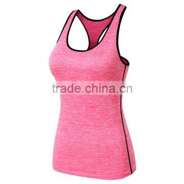 2017 China Custom Wholesale Polyester Ladies Girls Fashion Fitness Tank Tops photo-6