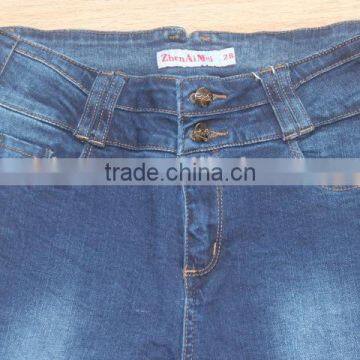 GZY New Style Skinny Wholesale Custom Fit Jeans Women 2017 Stock photo-2